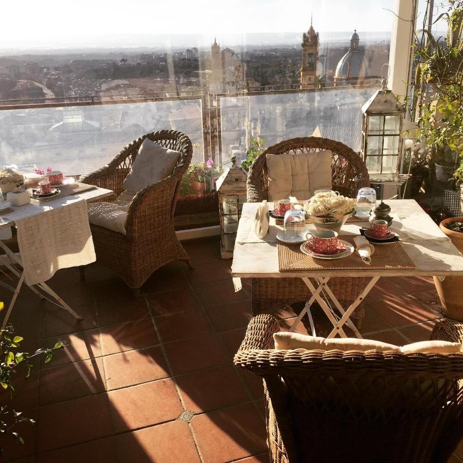 Casa Tipica Siciliana Patronale Home Bedandbreakfast Tremetrisoprailcielo Camere Con Vista, Colazione Interna In Terrazzo Panoramico Caltagirone Ngoại thất bức ảnh